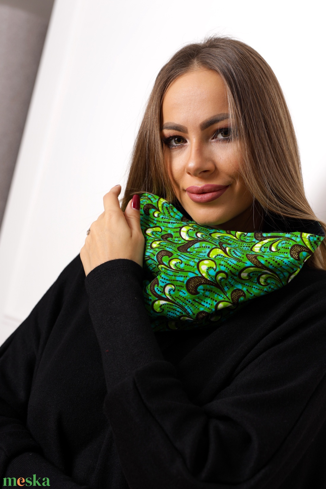 Oázis csősál - ruha & divat - sál, sapka, kendő - sál - Meska.hu Oázis csősál - ruha & divat - sál, sapka, kendő - sál - Meska.hu