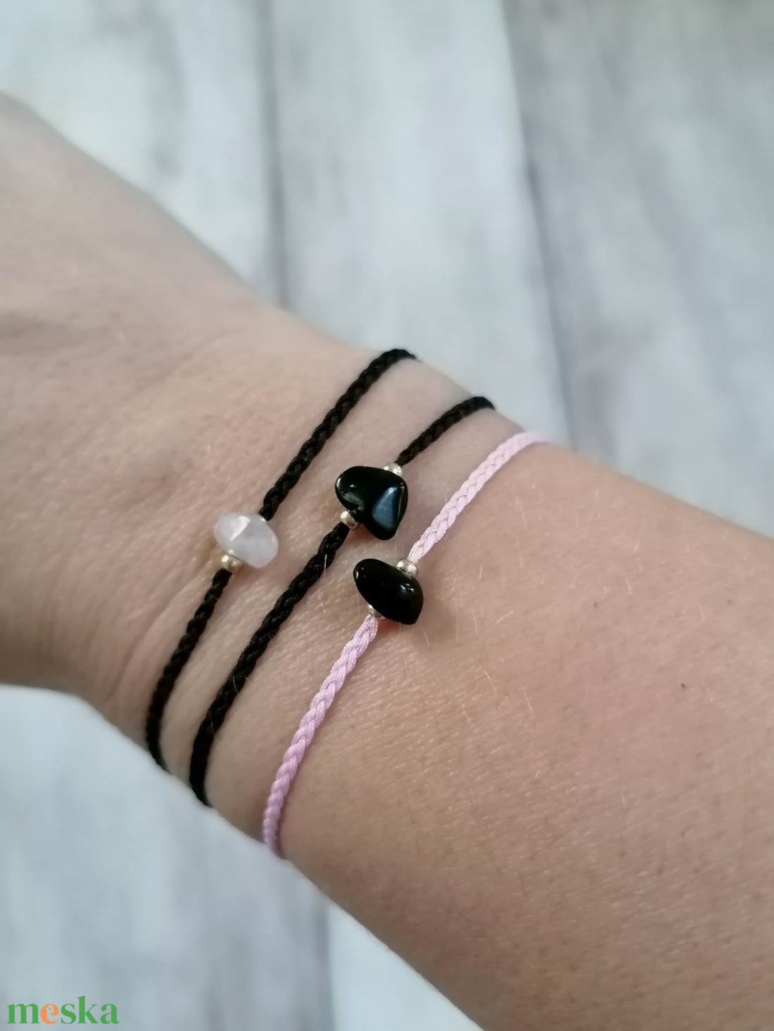 Páros karkötő - Szerencse - ékszer - karkötő - gyöngyös karkötő - Meska.hu