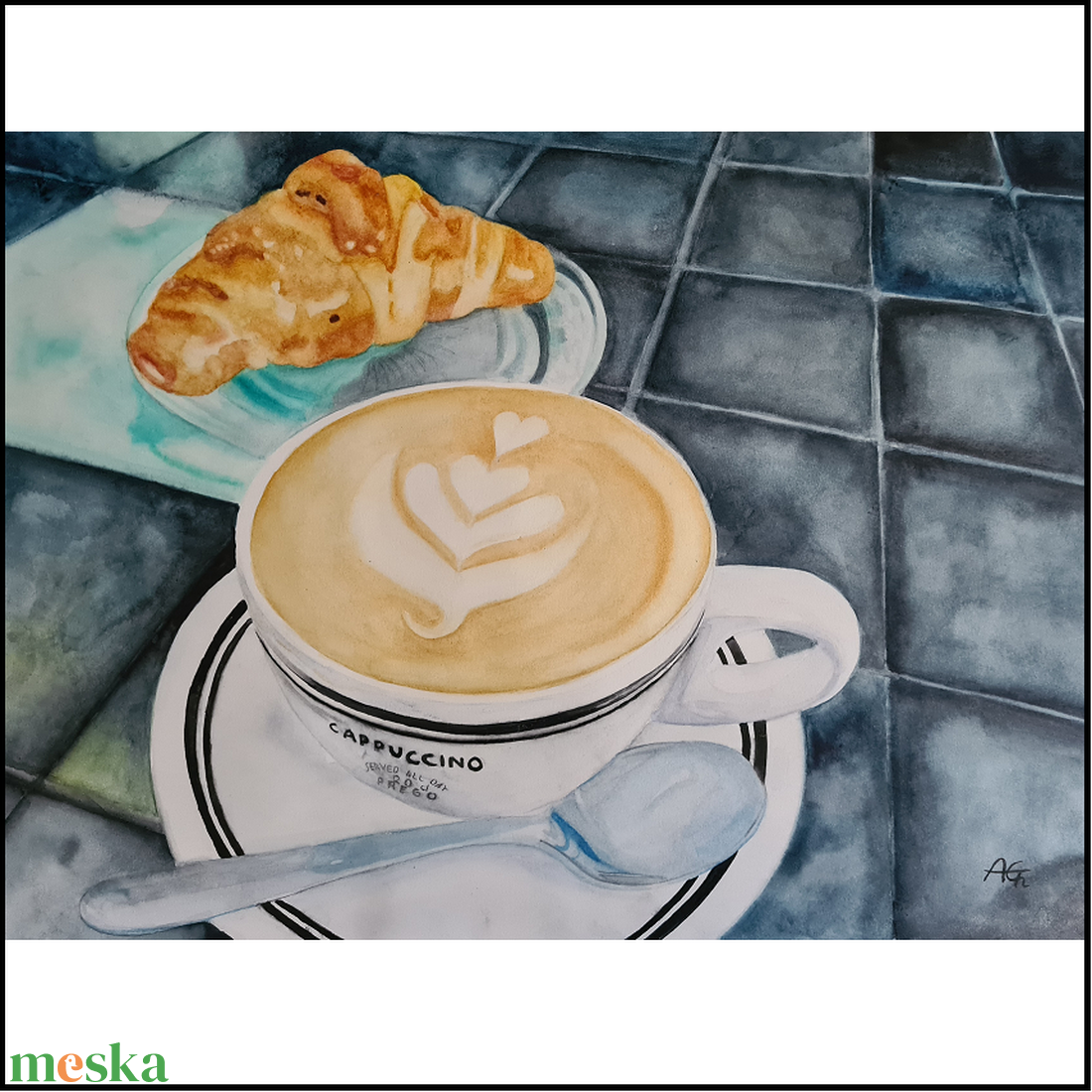 Cappuccino - művészet - festmény - akvarell - Meska.hu Cappuccino - művészet - festmény - akvarell - Meska.hu