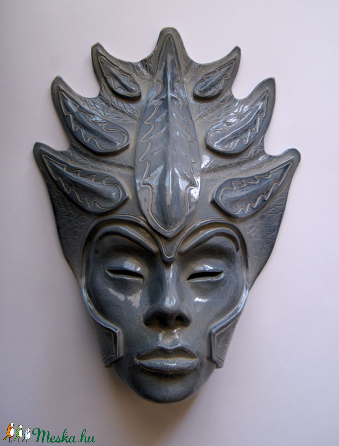 Tündérkirálynő - Kerámia falidísz -  - Meska.hu