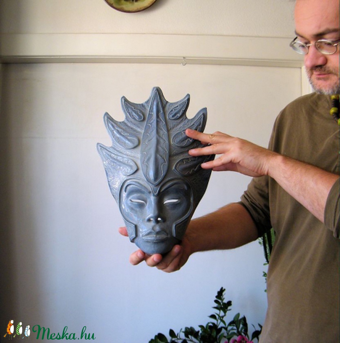 Tündérkirálynő - Kerámia falidísz -  - Meska.hu