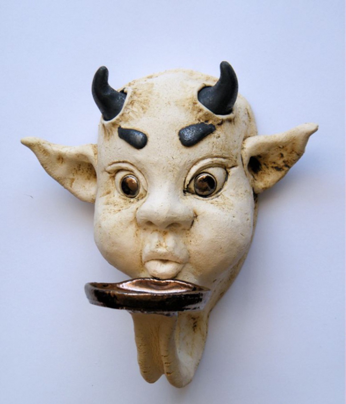 Kerámia fali mécsestartó -  - Meska.hu