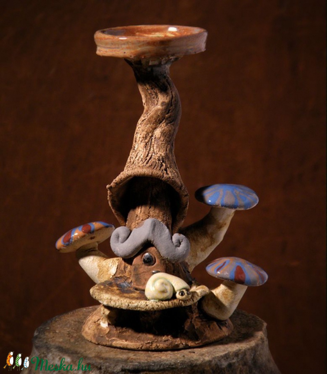 kerámia mécsestartó -  - Meska.hu