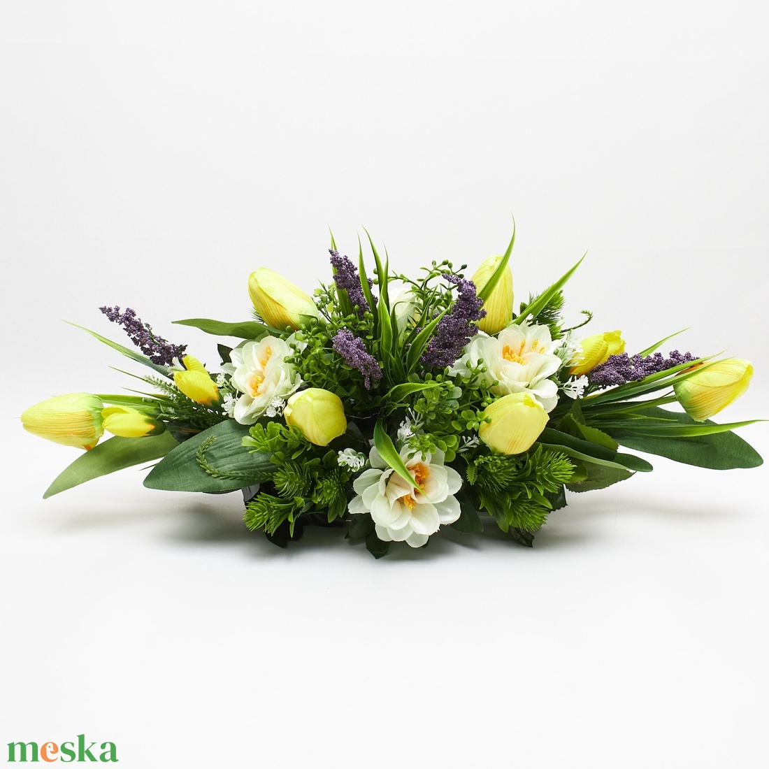  Tavaszi Harmónia virágkompozíció  - otthon & életmód - dekoráció - asztal és polc dekoráció - asztaldísz - Meska.hu