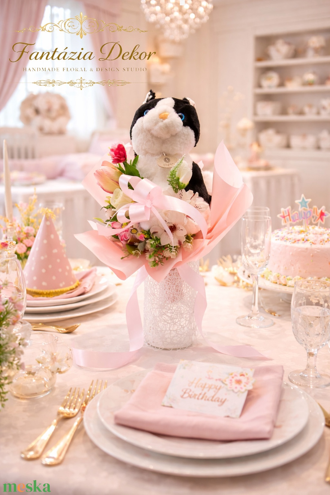 � Különleges csokor kicsiknek � nagy örömökkel! �� - otthon & életmód - virágdekoráció - virágok - virágcsokor - Meska.hu