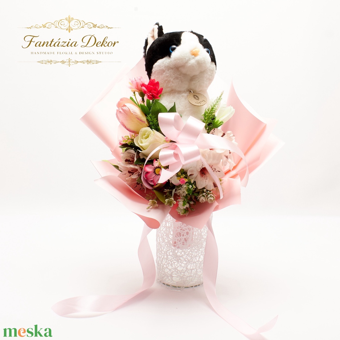� Különleges csokor kicsiknek � nagy örömökkel! �� - otthon & életmód - virágdekoráció - virágok - virágcsokor - Meska.hu