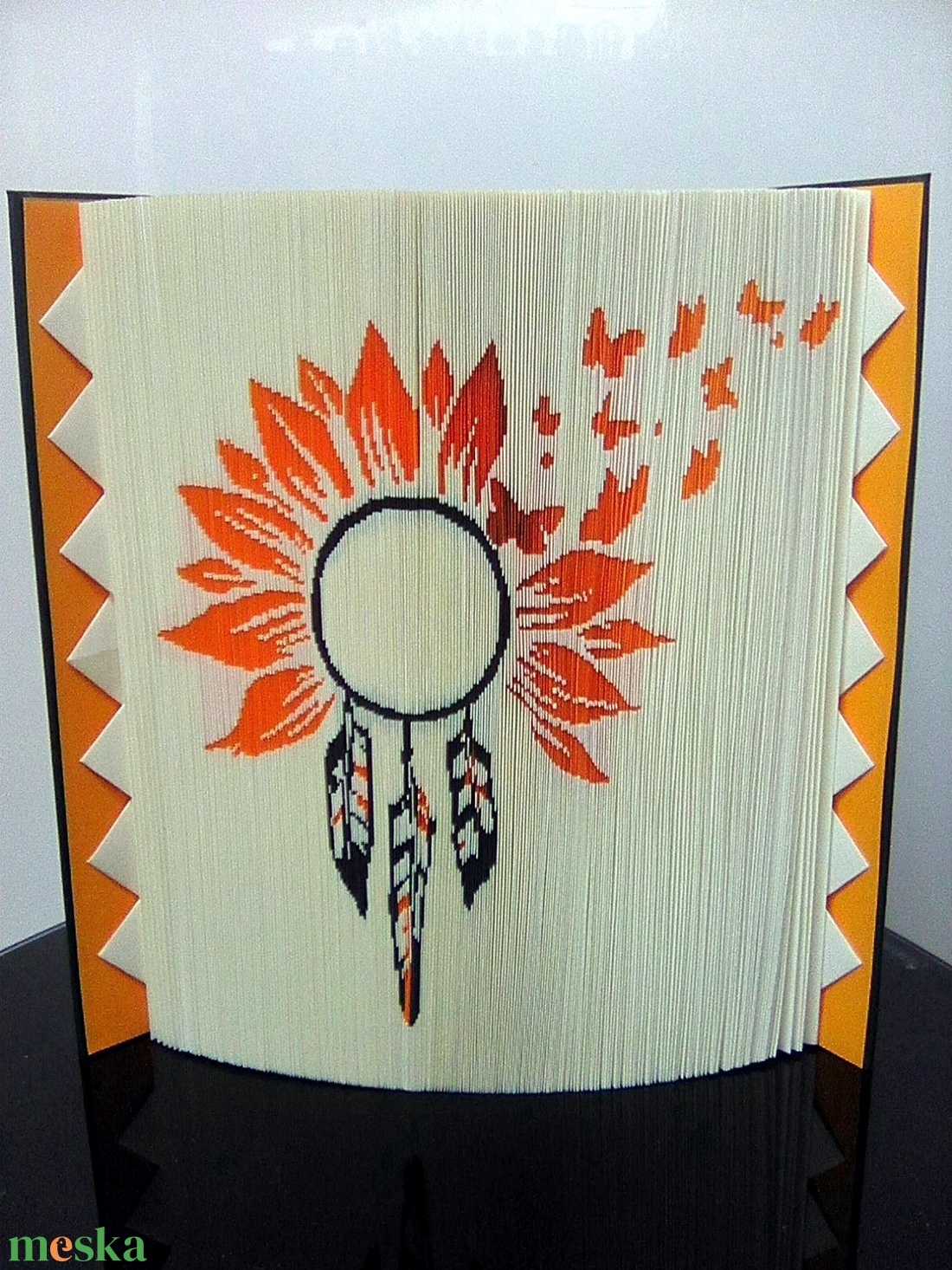 Napraforgó álomfogó - otthon & életmód - dekoráció - asztal és polc dekoráció - könyvszobor - Meska.hu