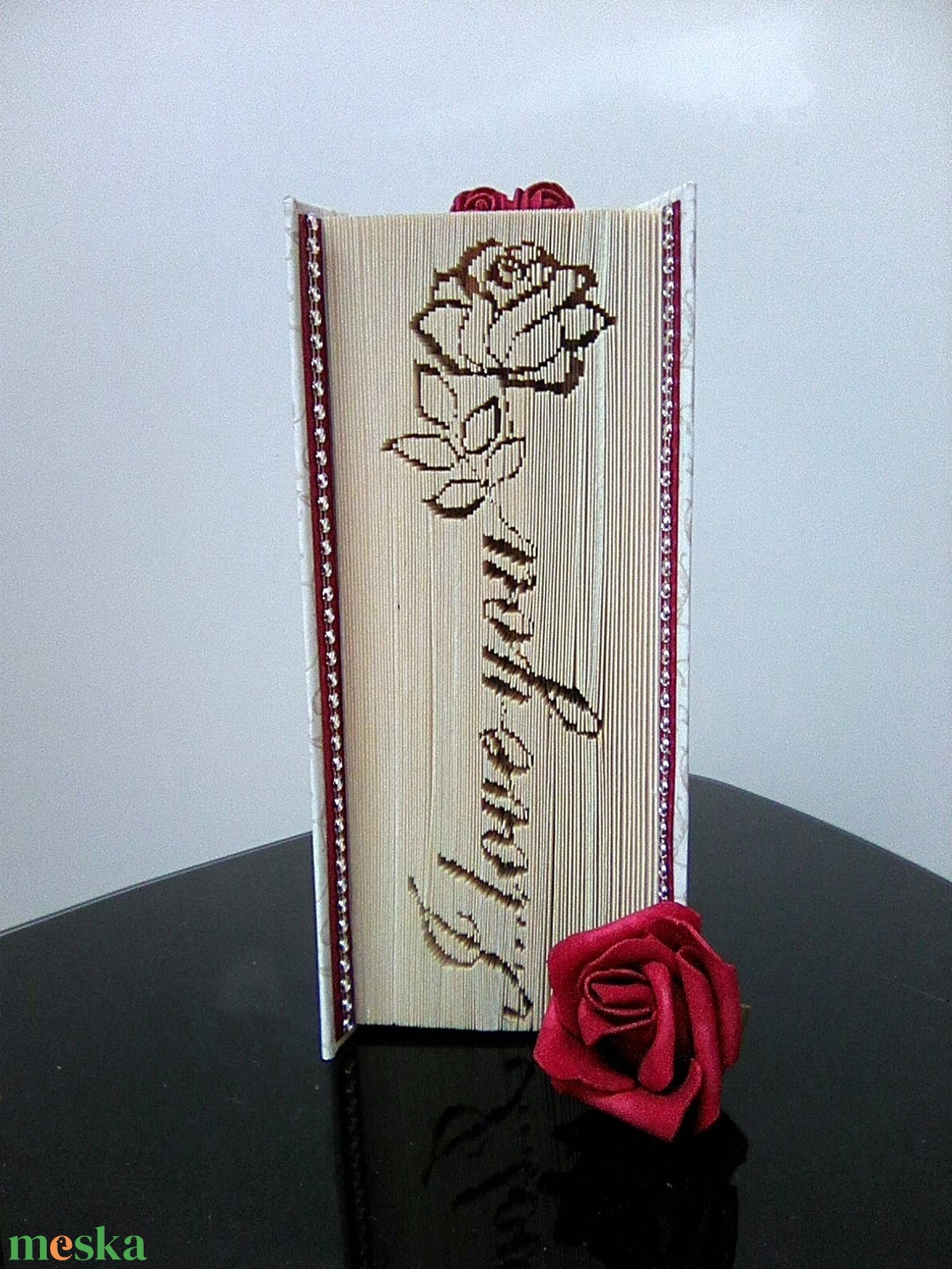 I love you felirat rózsával - otthon & életmód - dekoráció - asztal és polc dekoráció - könyvszobor - Meska.hu I love you felirat rózsával - otthon & életmód - dekoráció - asztal és polc dekoráció - könyvszobor - Meska.hu