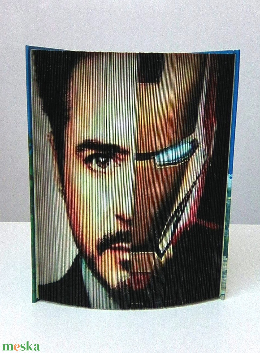 Tony Stark/ Vasember - otthon & lakás - dekoráció - asztal és polc dekoráció - könyvszobor - Meska.hu