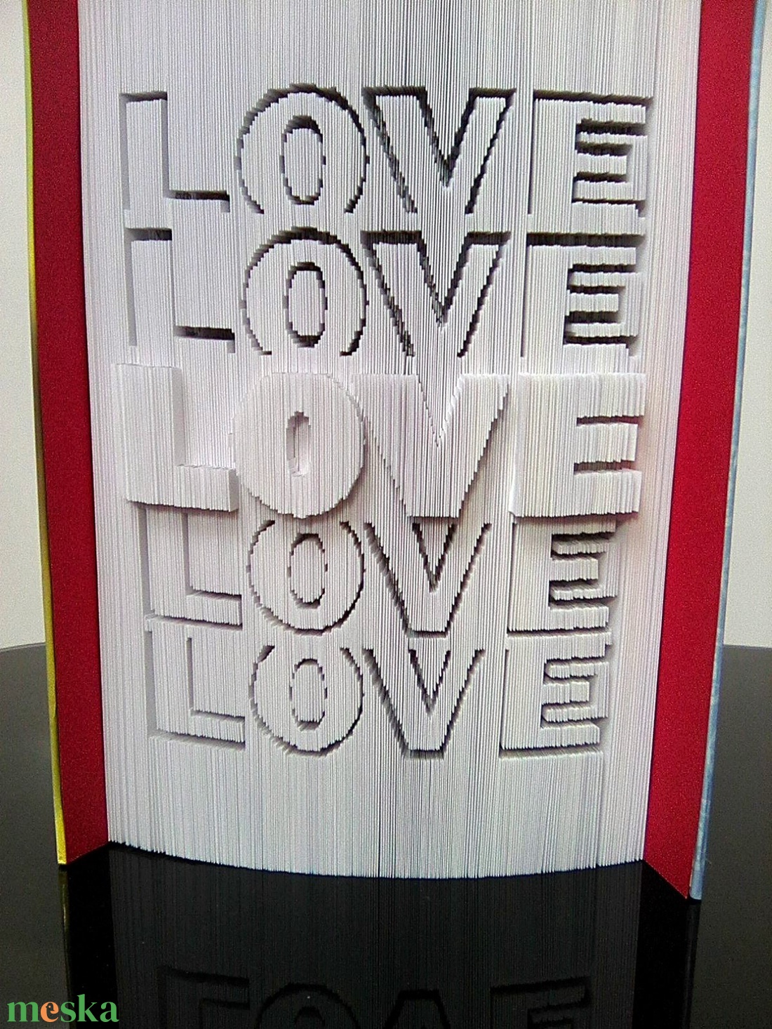 LOVE - otthon & életmód - dekoráció - asztal és polc dekoráció - könyvszobor - Meska.hu LOVE - otthon & életmód - dekoráció - asztal és polc dekoráció - könyvszobor - Meska.hu