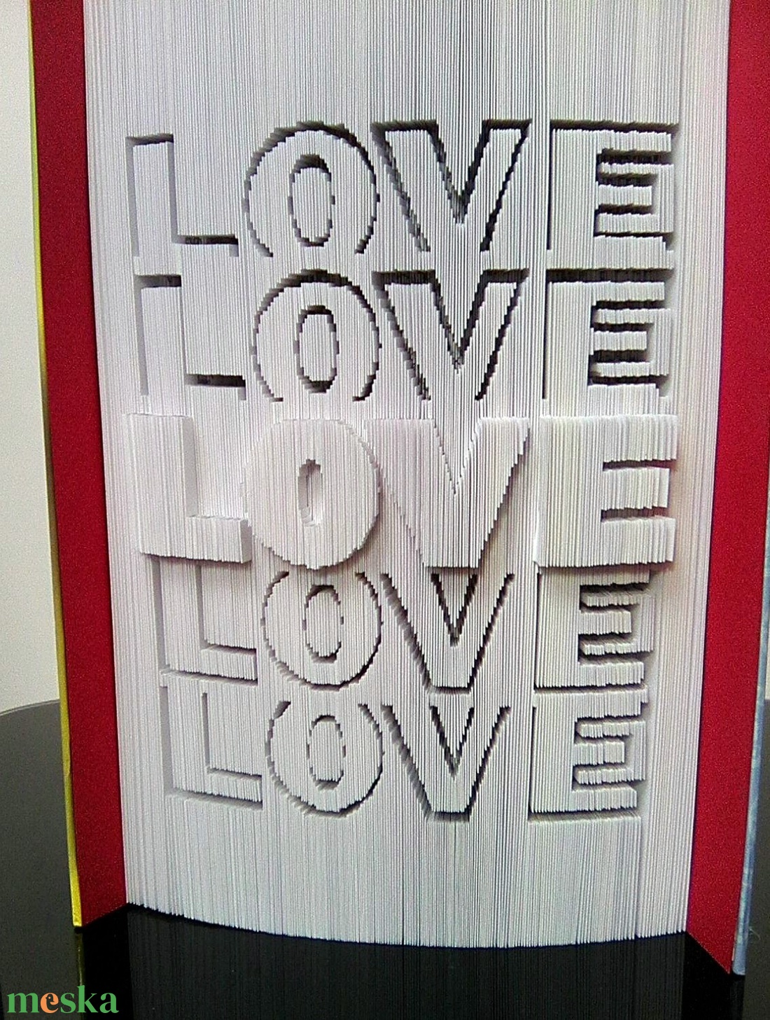 LOVE - otthon & életmód - dekoráció - asztal és polc dekoráció - könyvszobor - Meska.hu LOVE - otthon & életmód - dekoráció - asztal és polc dekoráció - könyvszobor - Meska.hu