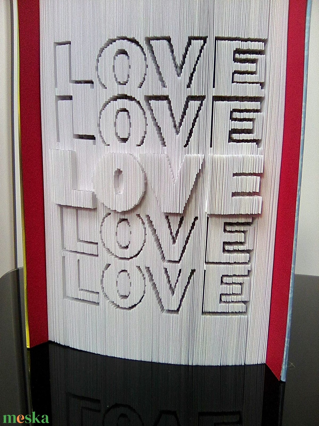 LOVE - otthon & életmód - dekoráció - asztal és polc dekoráció - könyvszobor - Meska.hu LOVE - otthon & életmód - dekoráció - asztal és polc dekoráció - könyvszobor - Meska.hu