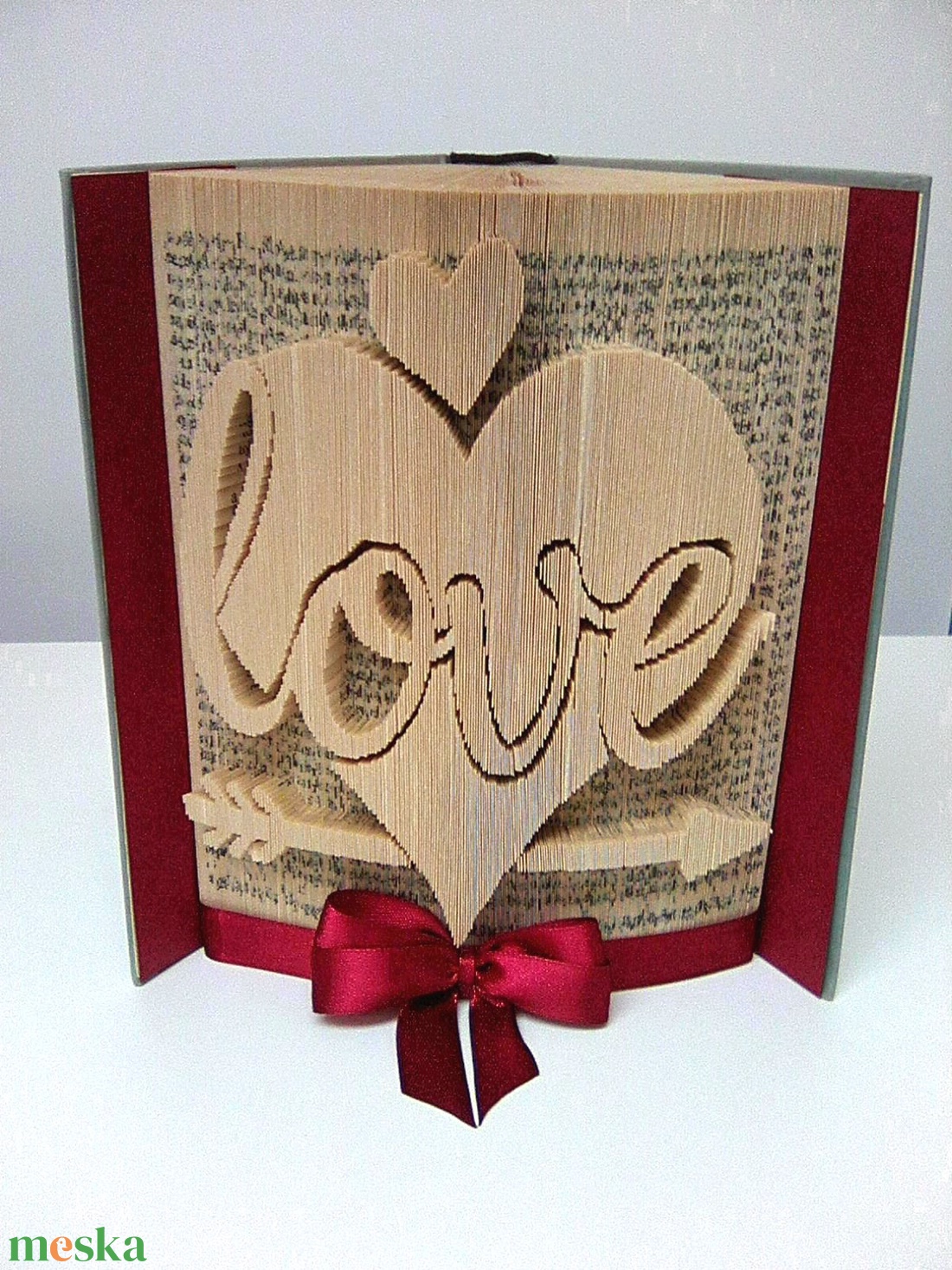 Love - otthon & életmód - dekoráció - asztal és polc dekoráció - könyvszobor - Meska.hu