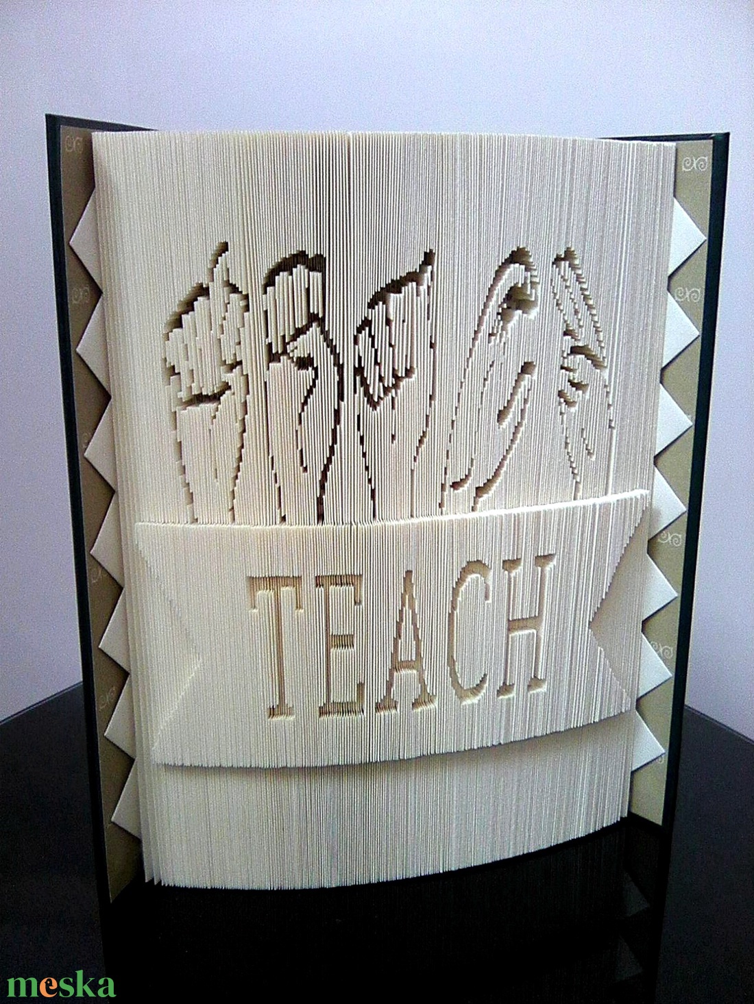 Teach/Tanít - otthon & életmód - dekoráció - asztal és polc dekoráció - könyvszobor - Meska.hu Teach/Tanít - otthon & életmód - dekoráció - asztal és polc dekoráció - könyvszobor - Meska.hu