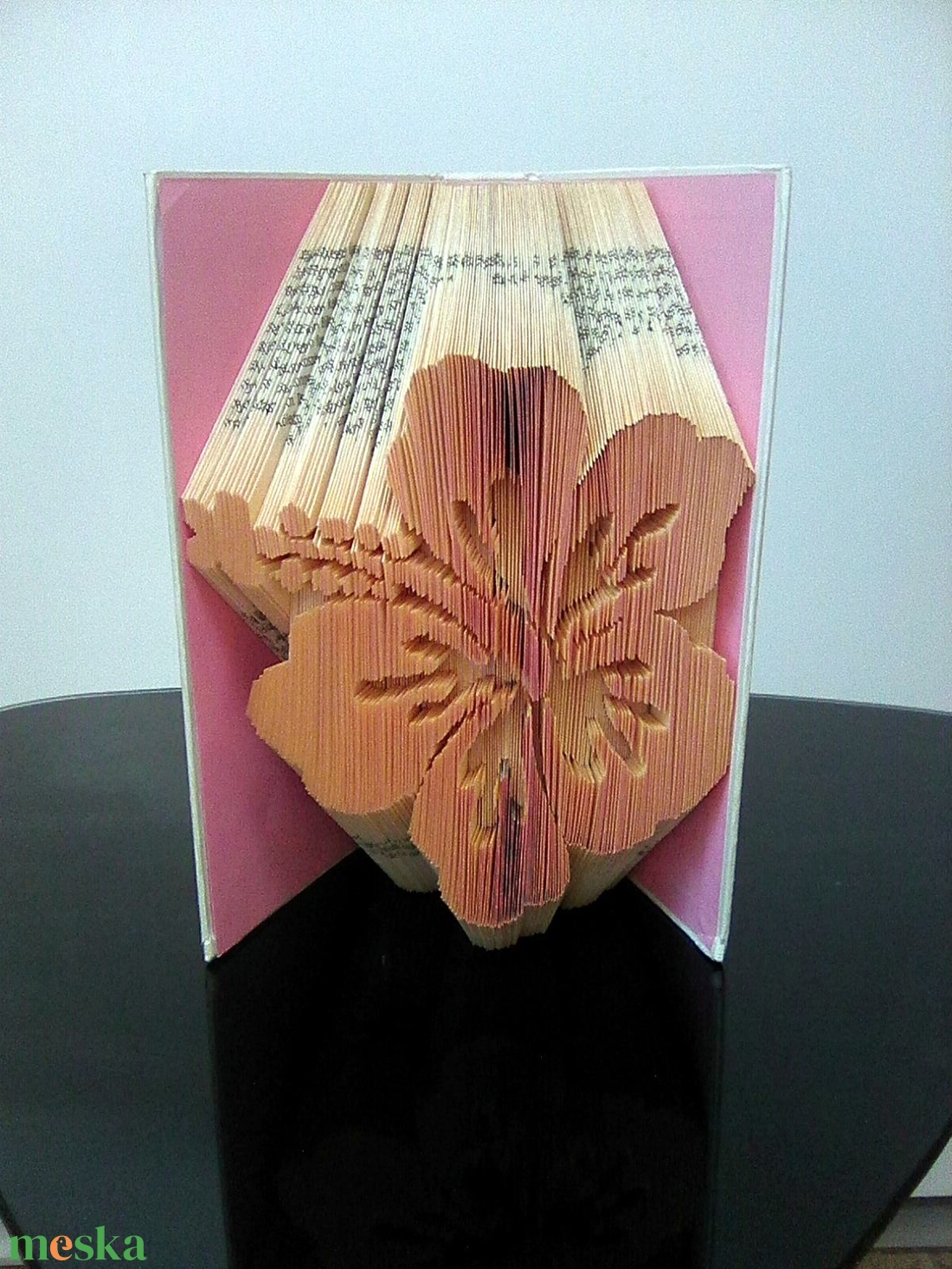 Hibiszkusz - otthon & életmód - dekoráció - asztal és polc dekoráció - könyvszobor - Meska.hu Hibiszkusz - otthon & életmód - dekoráció - asztal és polc dekoráció - könyvszobor - Meska.hu