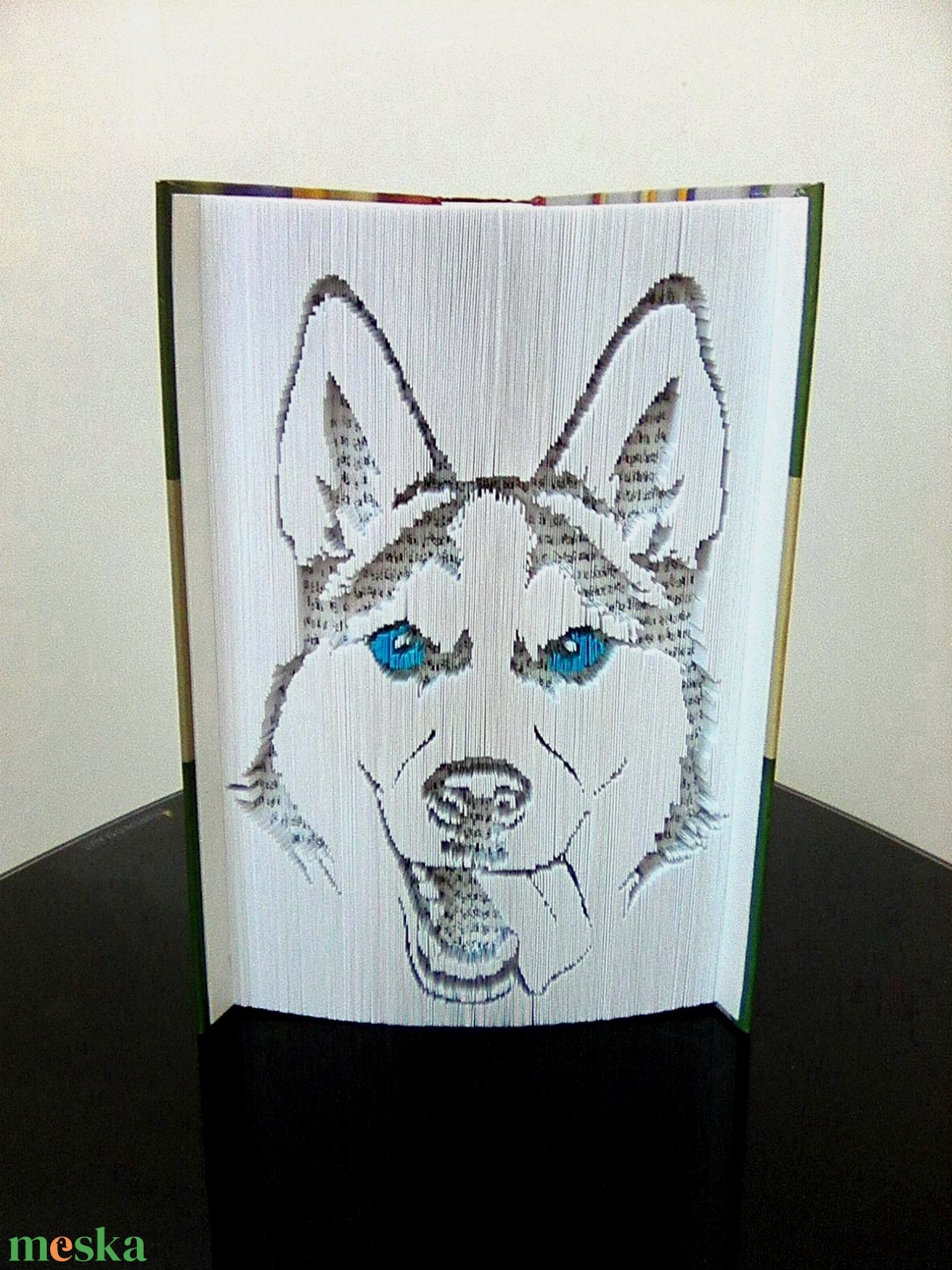 Husky - otthon & életmód - dekoráció - asztal és polc dekoráció - könyvszobor - Meska.hu