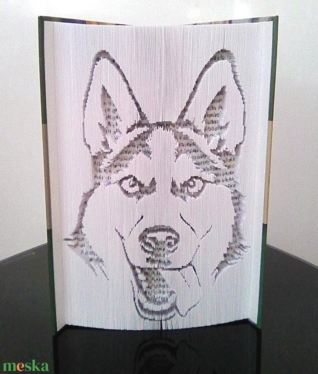 Husky - otthon & életmód - dekoráció - asztal és polc dekoráció - könyvszobor - Meska.hu