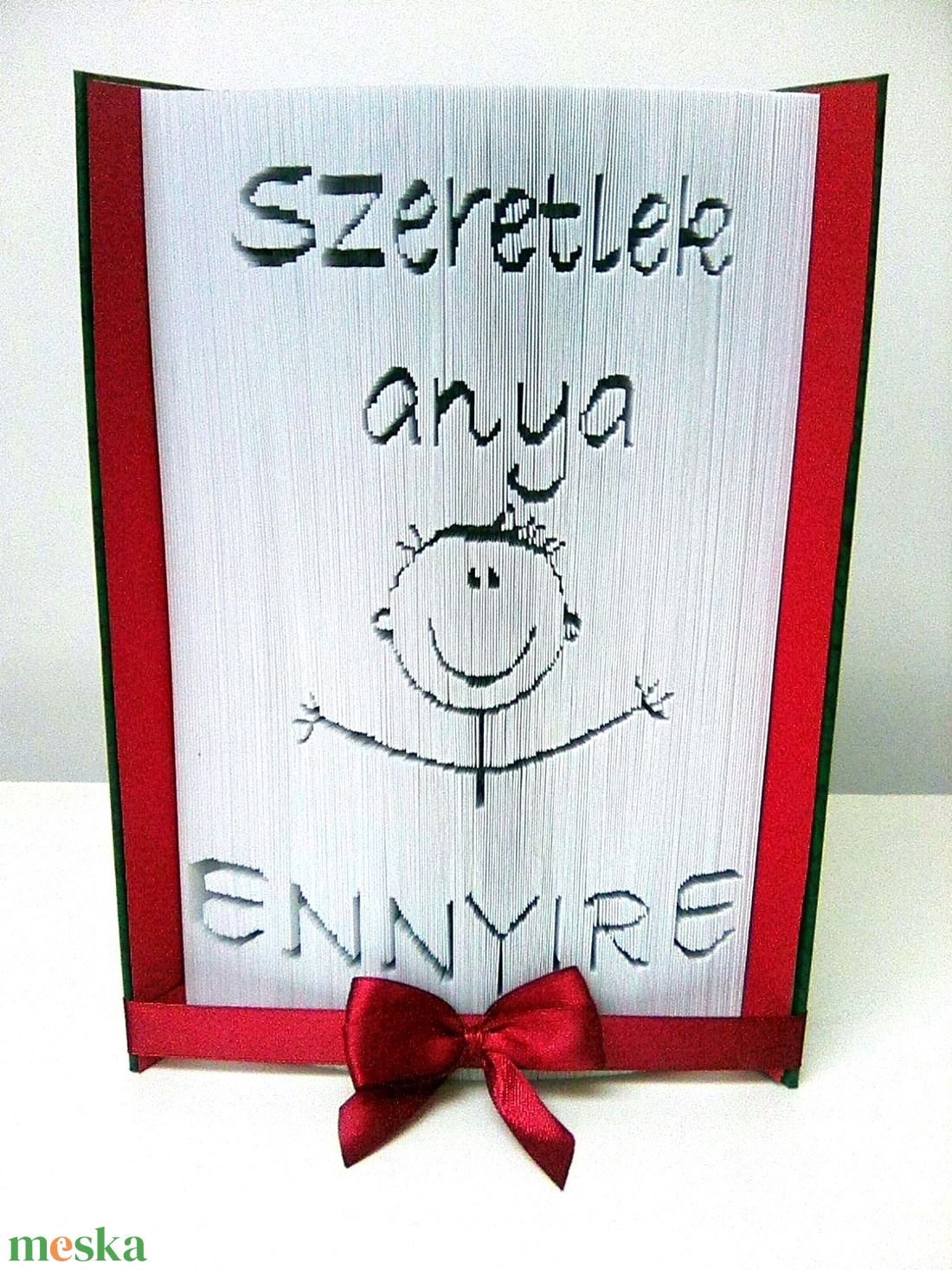 Szeretlek anya - otthon & életmód - dekoráció - asztal és polc dekoráció - könyvszobor - Meska.hu