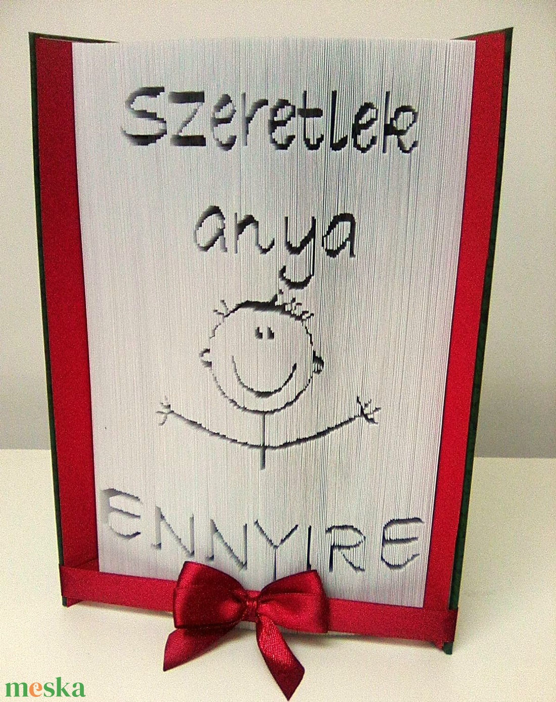 Szeretlek anya - otthon & életmód - dekoráció - asztal és polc dekoráció - könyvszobor - Meska.hu