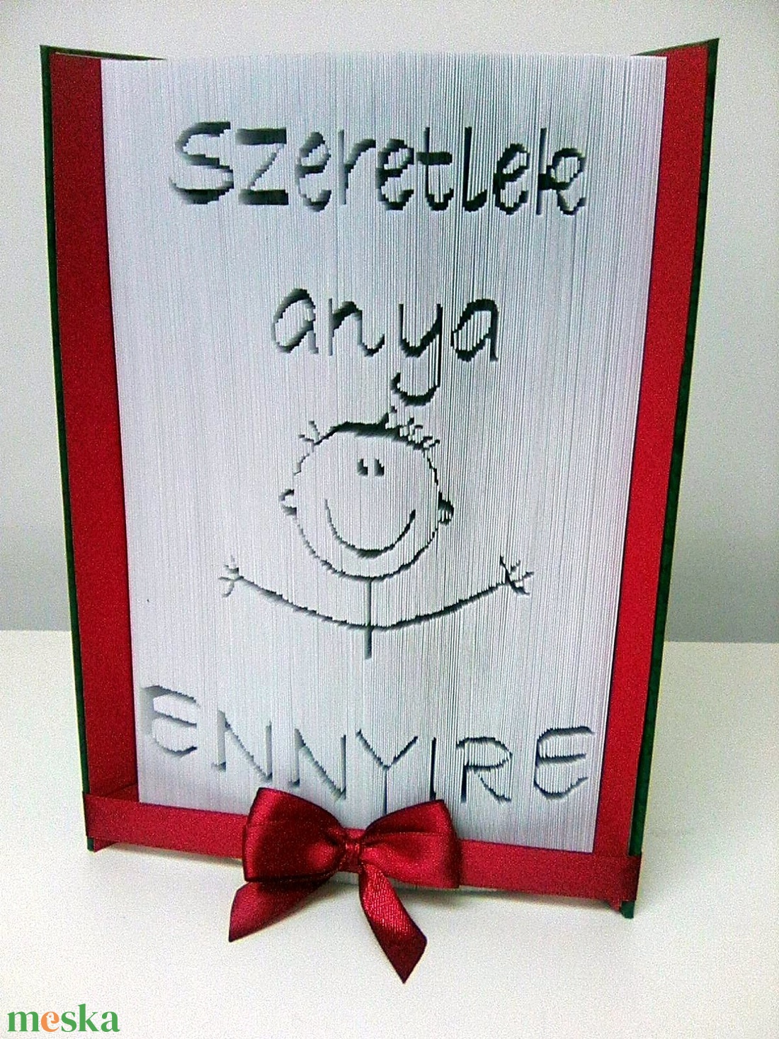 Szeretlek anya - otthon & életmód - dekoráció - asztal és polc dekoráció - könyvszobor - Meska.hu