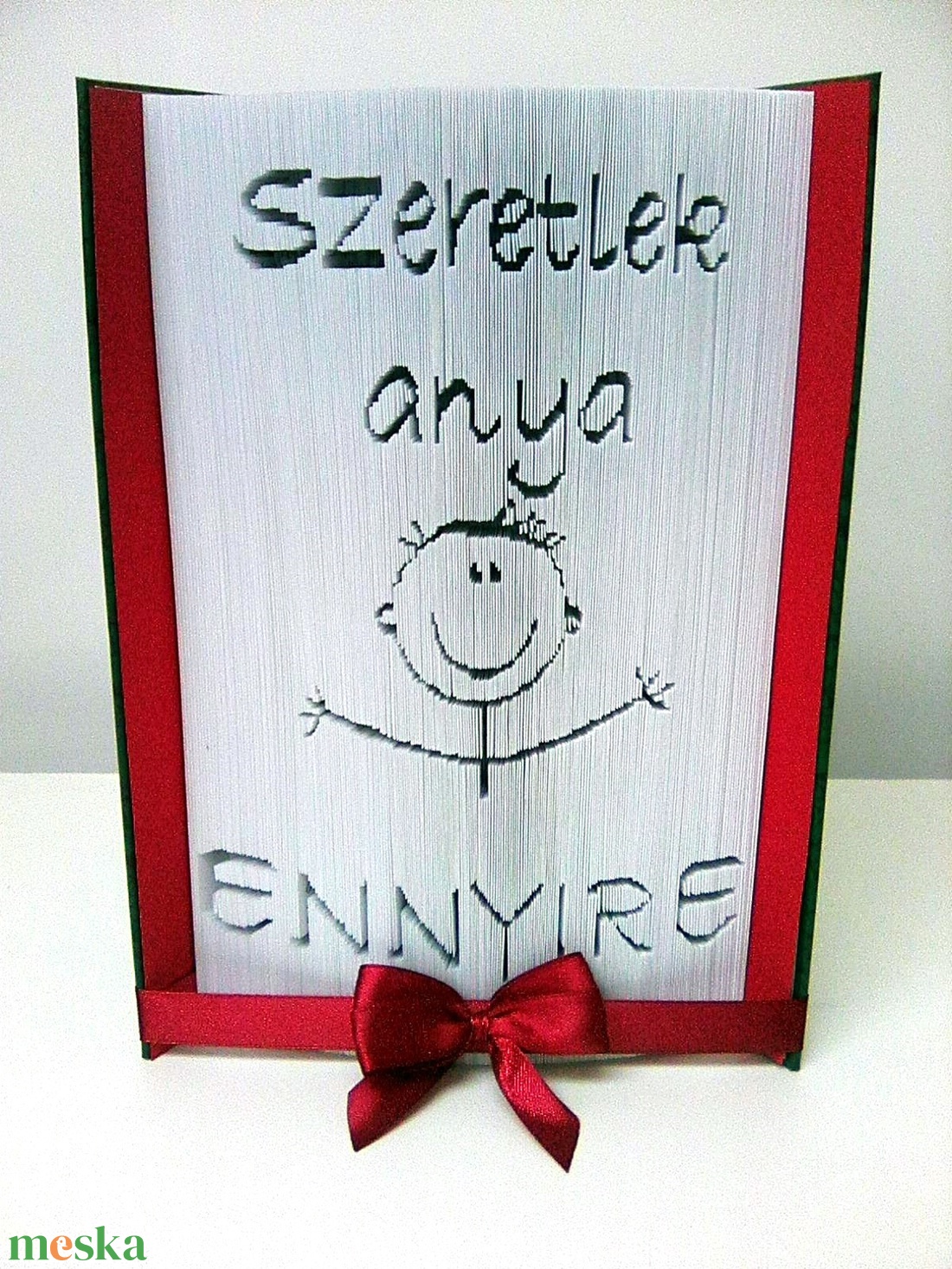 Szeretlek anya - otthon & életmód - dekoráció - asztal és polc dekoráció - könyvszobor - Meska.hu