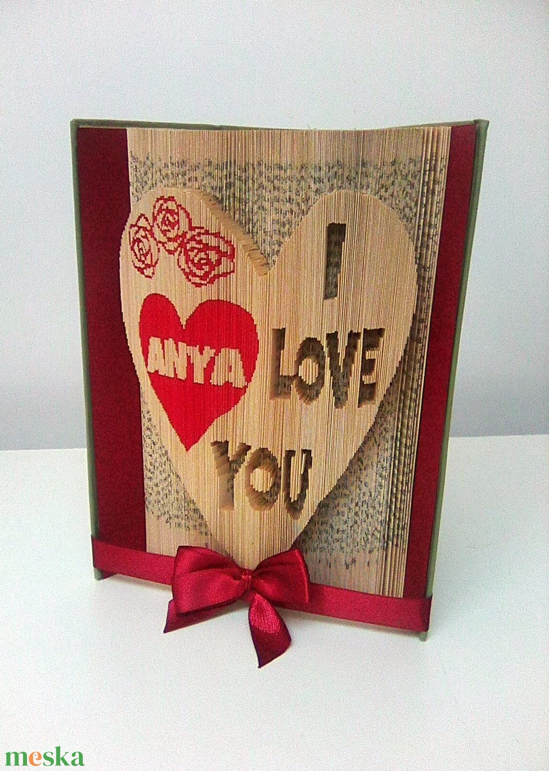 Anya I love You - otthon & életmód - dekoráció - asztal és polc dekoráció - könyvszobor - Meska.hu Anya I love You - otthon & életmód - dekoráció - asztal és polc dekoráció - könyvszobor - Meska.hu