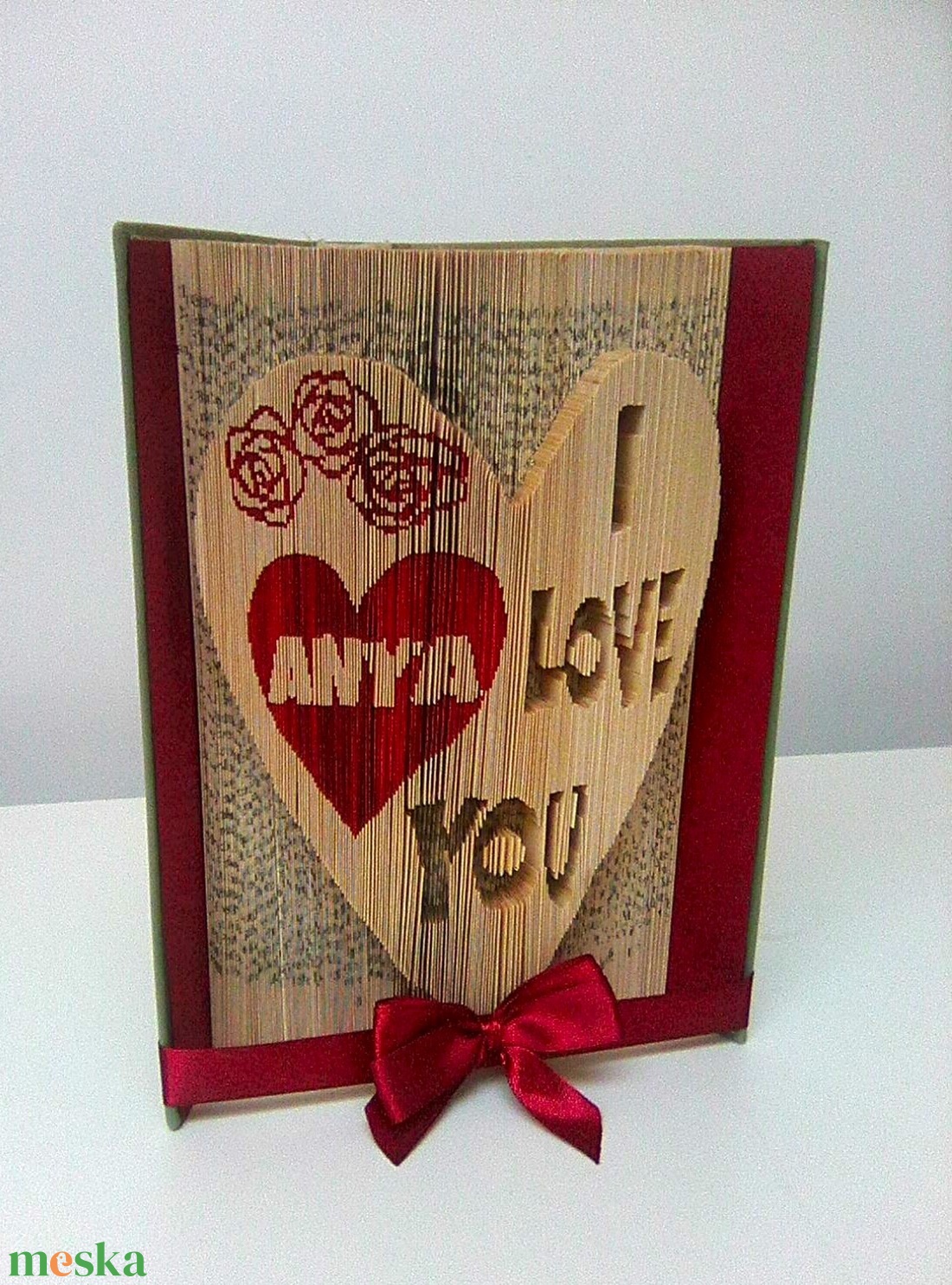 Anya I love You - otthon & életmód - dekoráció - asztal és polc dekoráció - könyvszobor - Meska.hu Anya I love You - otthon & életmód - dekoráció - asztal és polc dekoráció - könyvszobor - Meska.hu