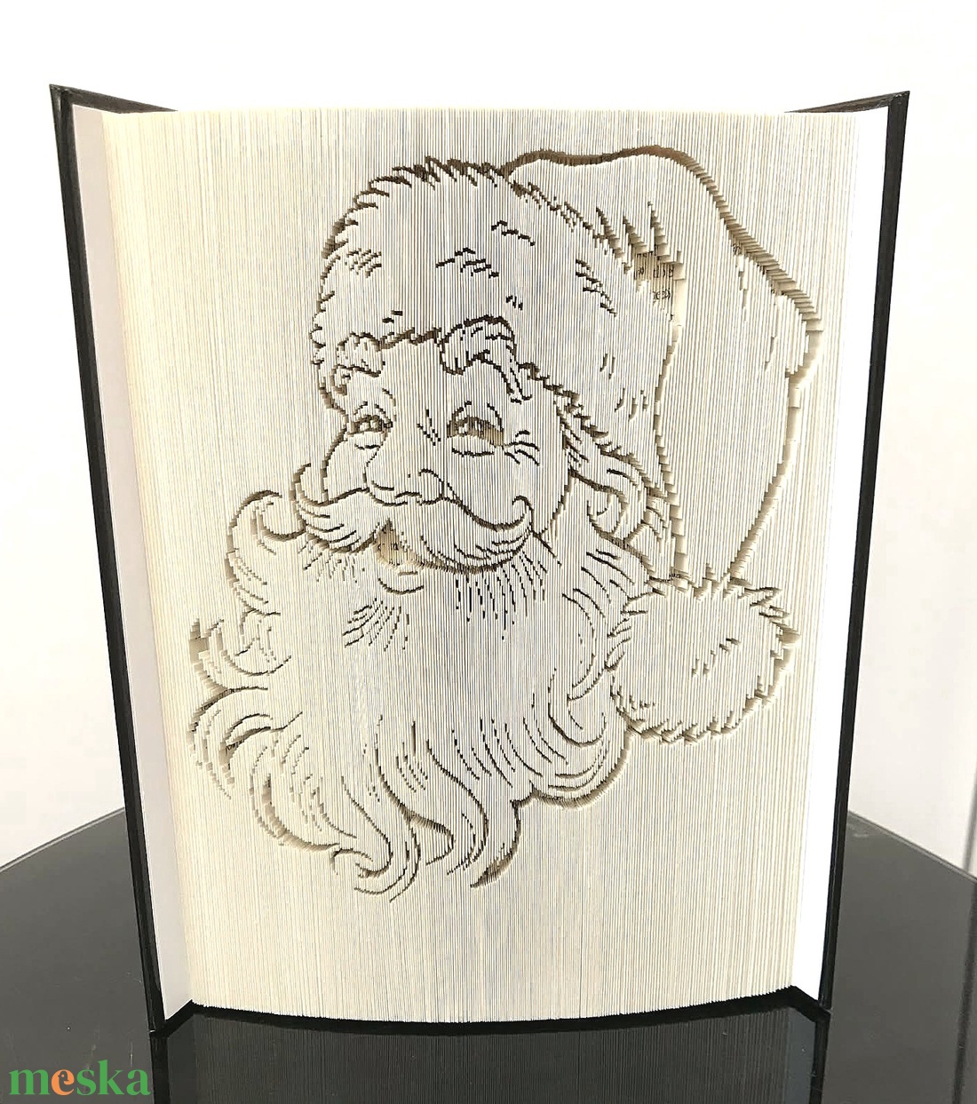 Télapó - otthon & életmód - dekoráció - asztal és polc dekoráció - könyvszobor - Meska.hu