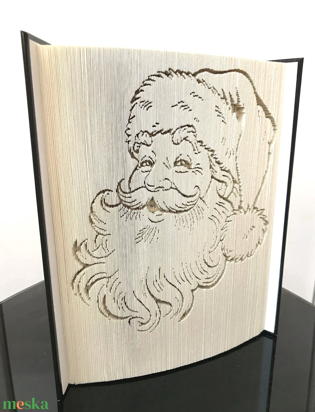 Télapó - otthon & életmód - dekoráció - asztal és polc dekoráció - könyvszobor - Meska.hu