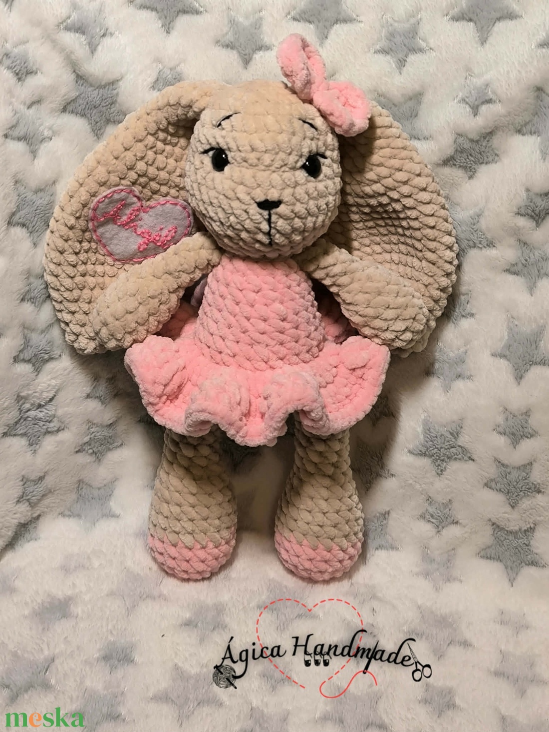 Holgolt Nyuszi névvel - játék & sport - plüssállat & játékfigura - nyuszi - Meska.hu