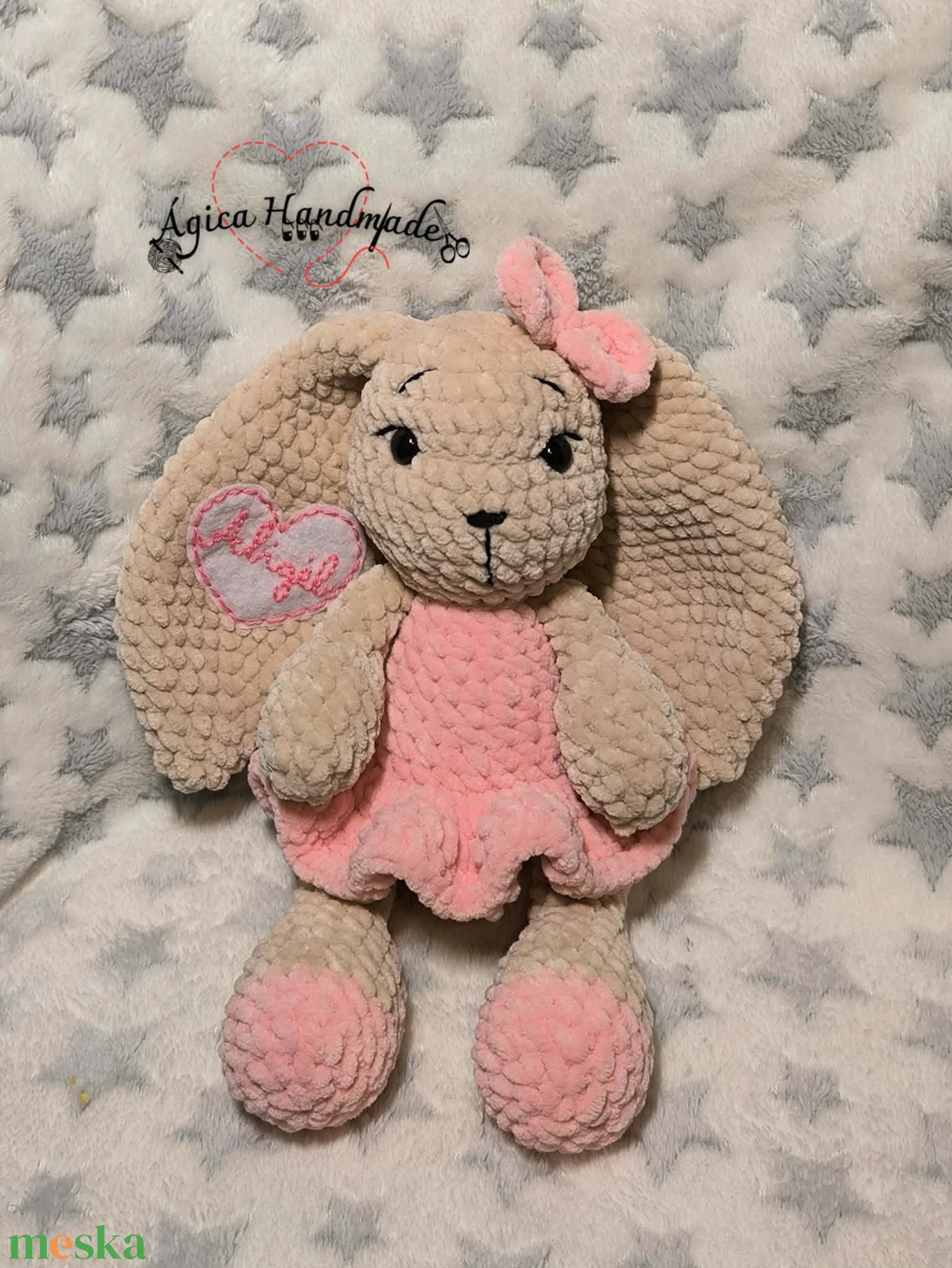 Holgolt Nyuszi névvel - játék & sport - plüssállat & játékfigura - nyuszi - Meska.hu