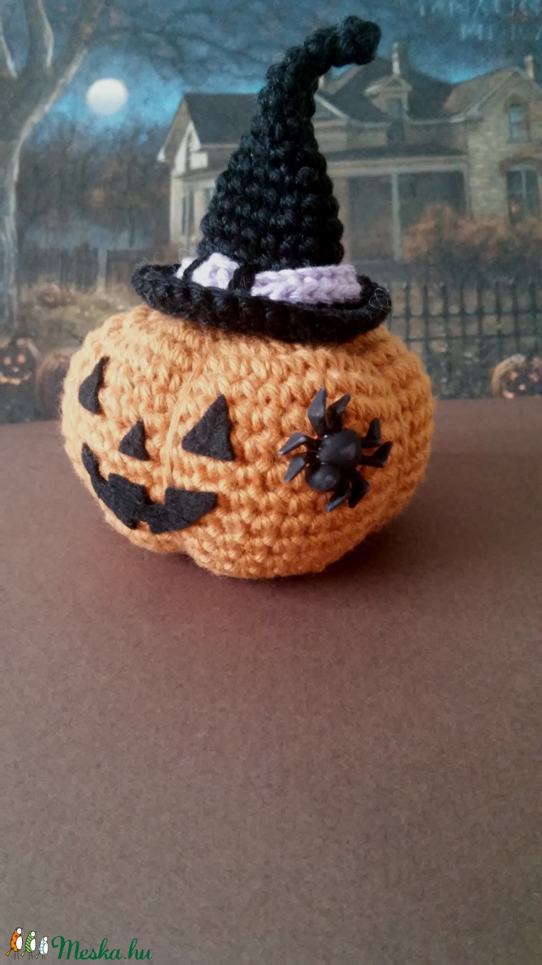 Boszi kalapos halloween tök - - Meska.hu Boszi kalapos halloween tök - - Meska.hu