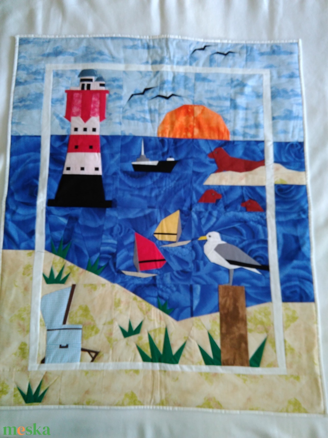 Gyerkőc falikép tengerrel - otthon & életmód - lakástextil - Meska.hu