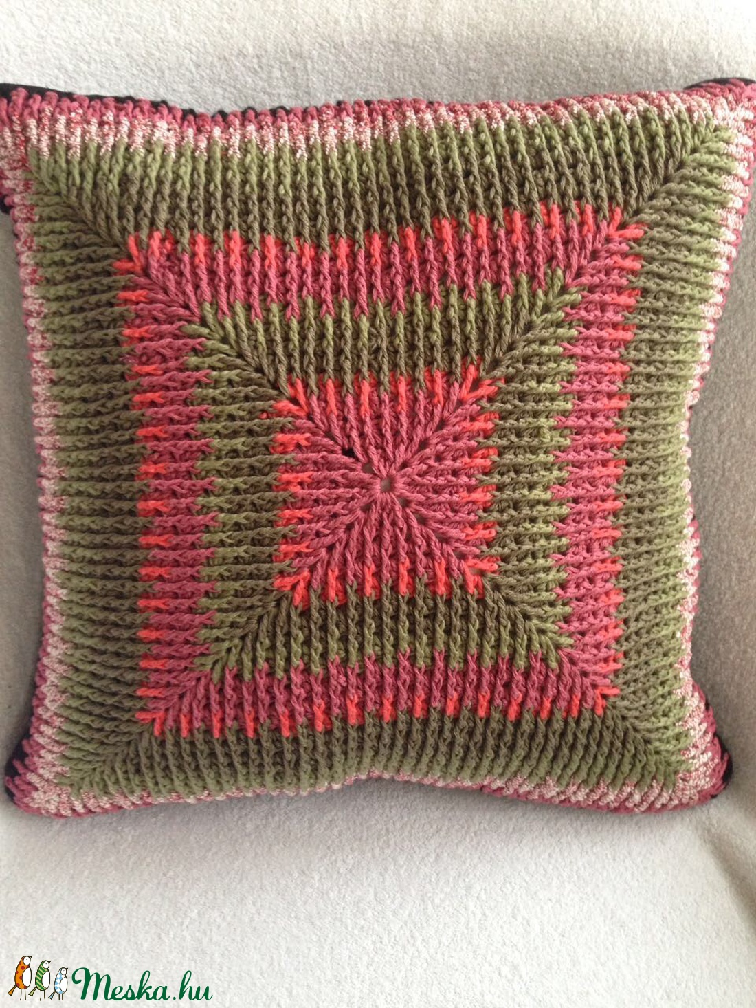 Horgolt díszpárna -  - Meska.hu