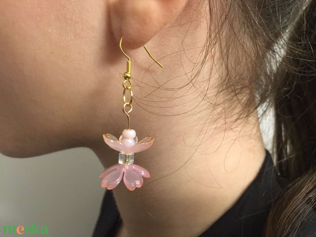 Fülbevaló lógós - ékszer - fülbevaló - lógó fülbevaló - Meska.hu