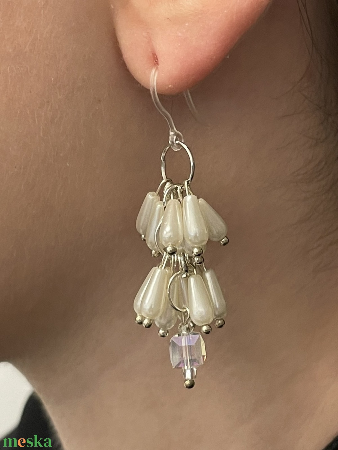 Fülbevaló  - ékszer - fülbevaló - lógó fülbevaló - Meska.hu