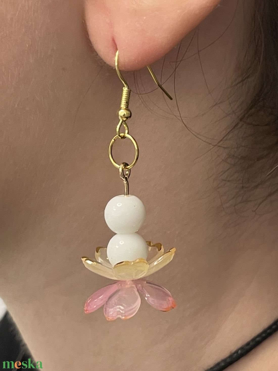 Fülbevaló lógós - ékszer - fülbevaló - lógó fülbevaló - Meska.hu