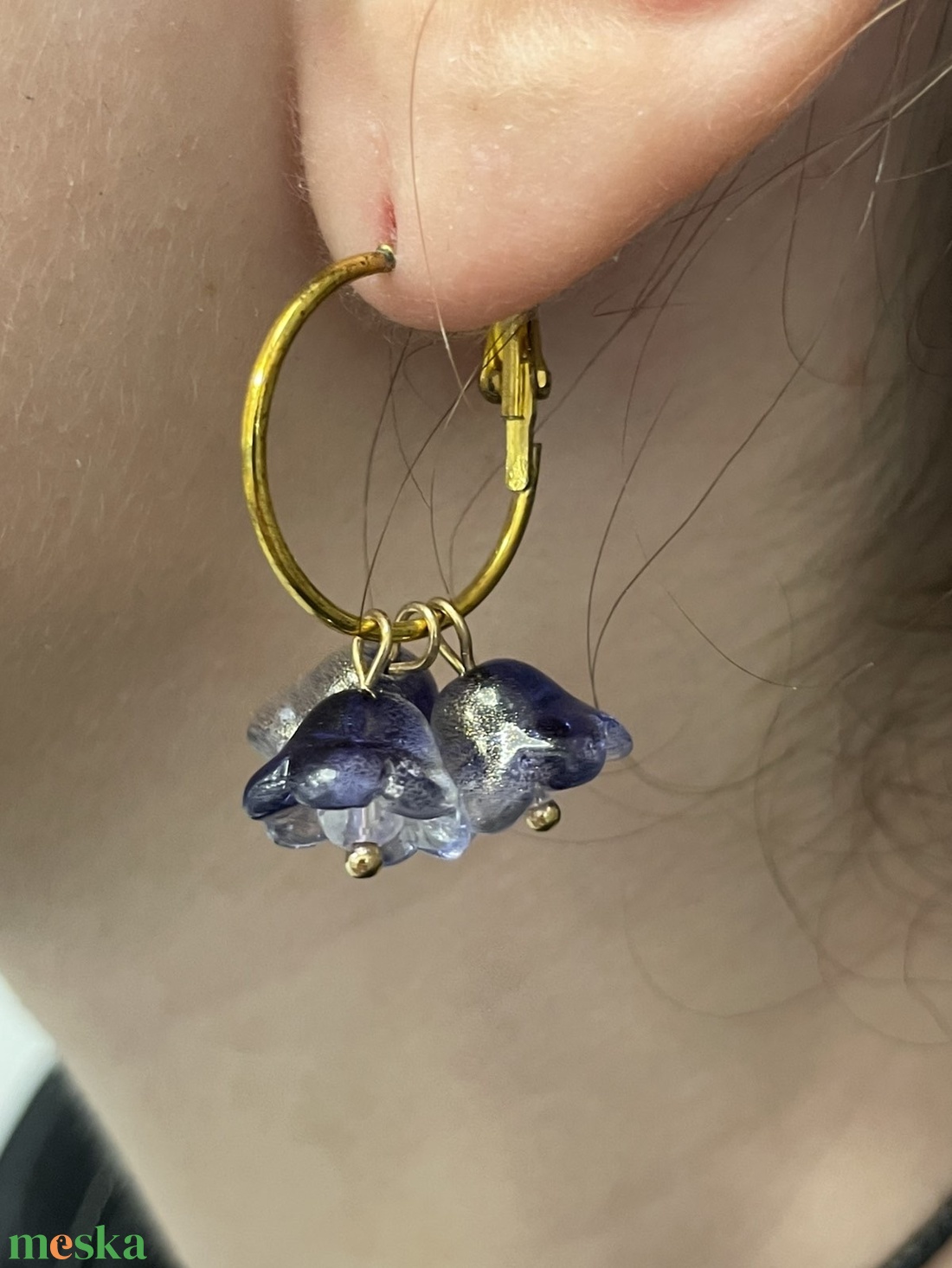 Fülbevaló lógós - ékszer - fülbevaló - lógó fülbevaló - Meska.hu