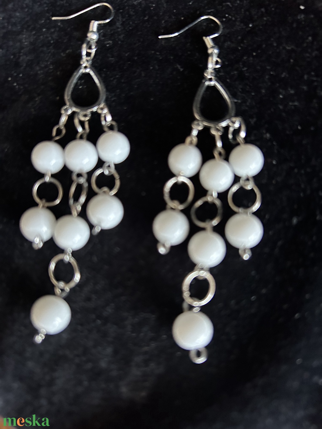 Fülbevaló lógós - ékszer - fülbevaló - lógó fülbevaló - Meska.hu