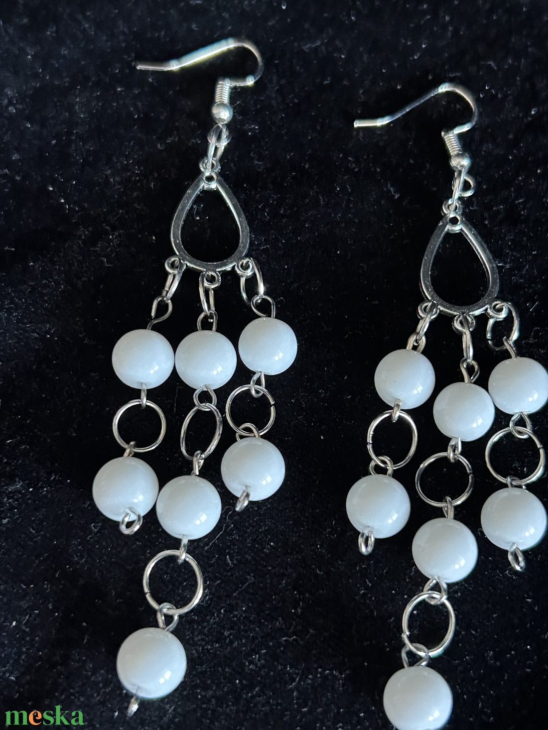 Fülbevaló lógós - ékszer - fülbevaló - lógó fülbevaló - Meska.hu