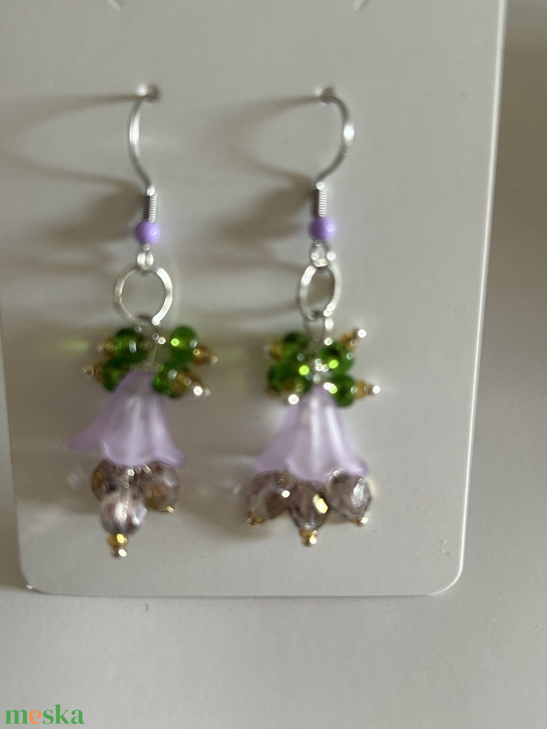 Fülbevaló lógós - ékszer - fülbevaló - lógó fülbevaló - Meska.hu