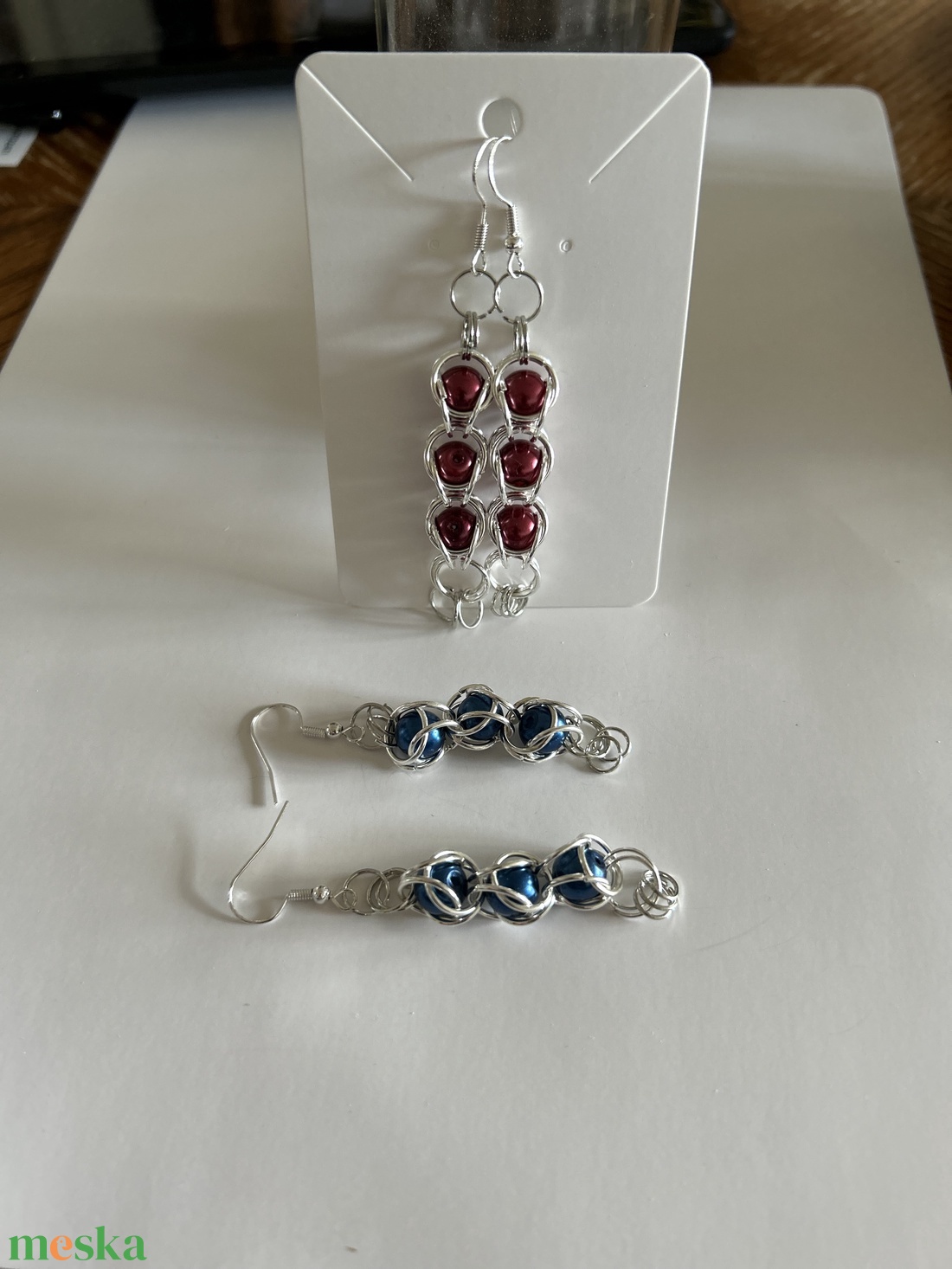 Fülbevaló lógós - ékszer - fülbevaló - lógó fülbevaló - Meska.hu