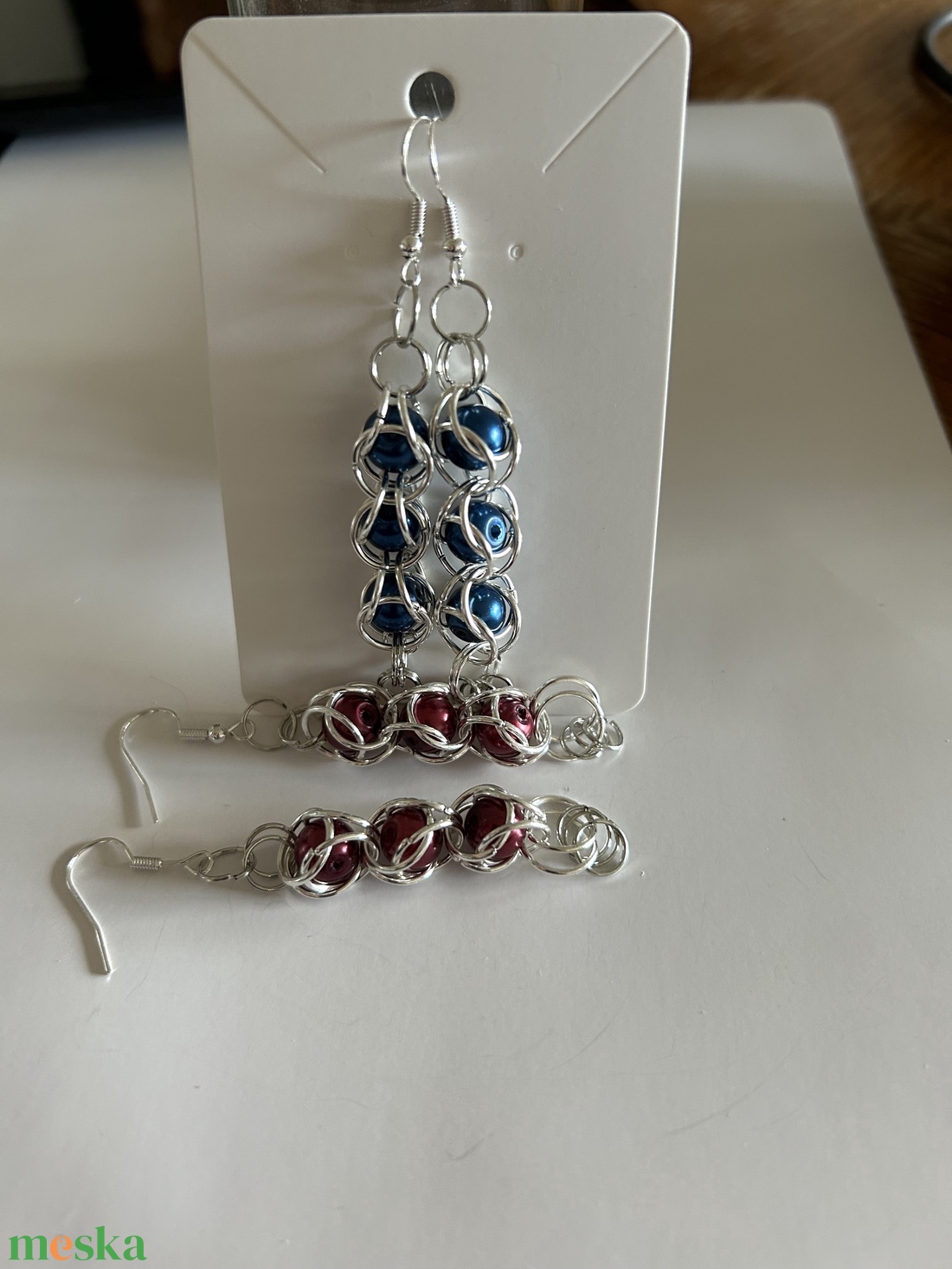 Fülbevaló lógós - ékszer - fülbevaló - lógó fülbevaló - Meska.hu