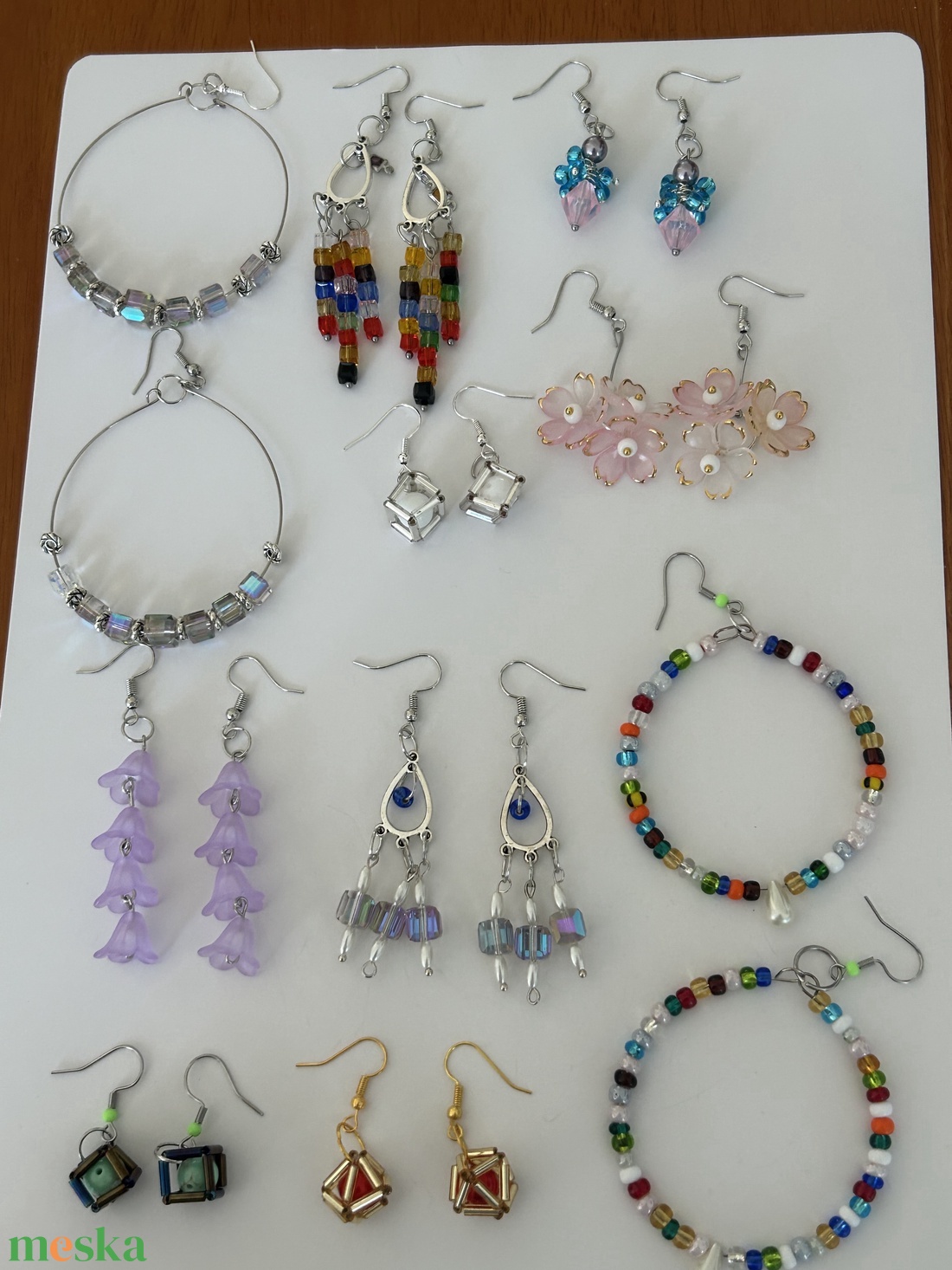 Fülbevaló lógós - ékszer - fülbevaló - lógó fülbevaló - Meska.hu