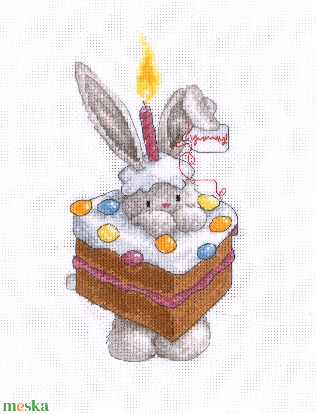 Bebunni - Boldog születésnapot! - művészet - textilkép - keresztszemes - Meska.hu Bebunni - Boldog születésnapot! - művészet - textilkép - keresztszemes - Meska.hu
