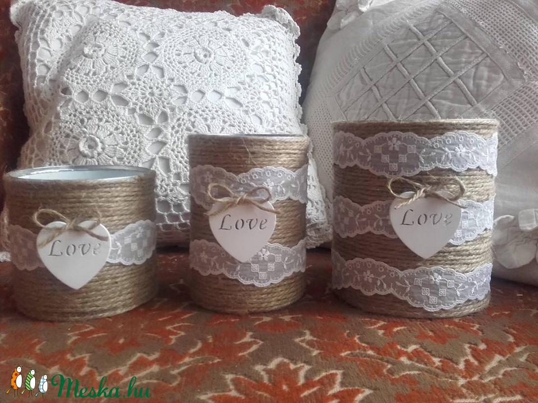 VINTAGE konzervdoboz ASZTALDÍSZEK, esküvői dekoráció -  - Meska.hu VINTAGE konzervdoboz ASZTALDÍSZEK, esküvői dekoráció -  - Meska.hu