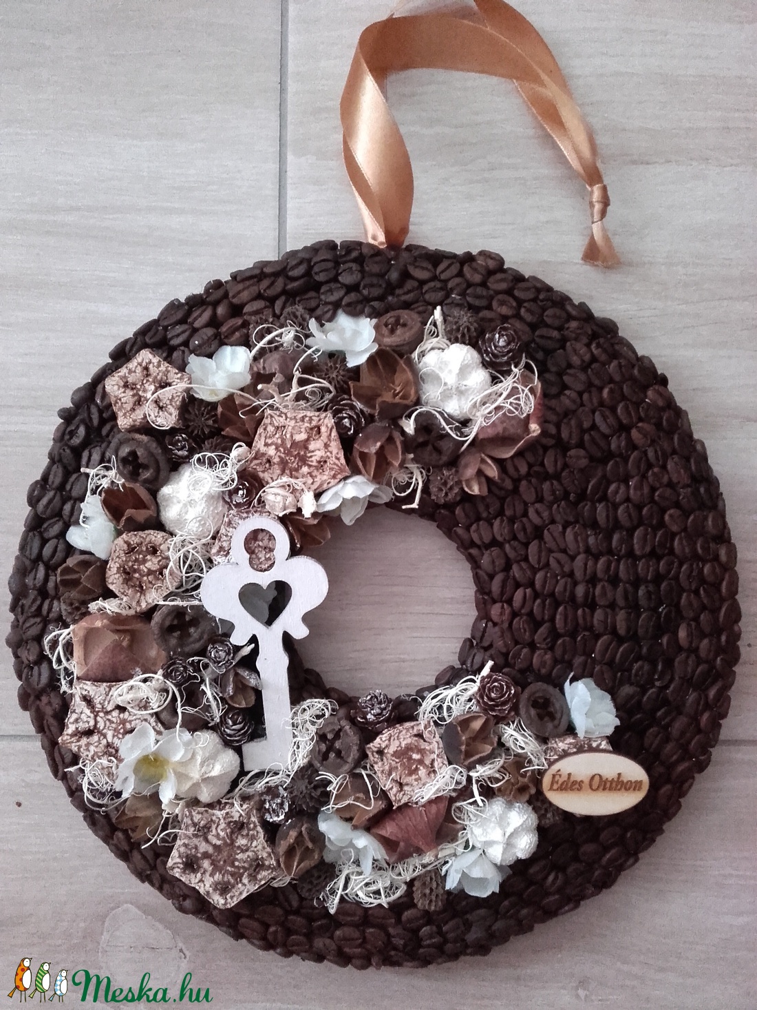 KÁVÉ SZÜNET  falidísz, dekoráció, kopogtató -  - Meska.hu