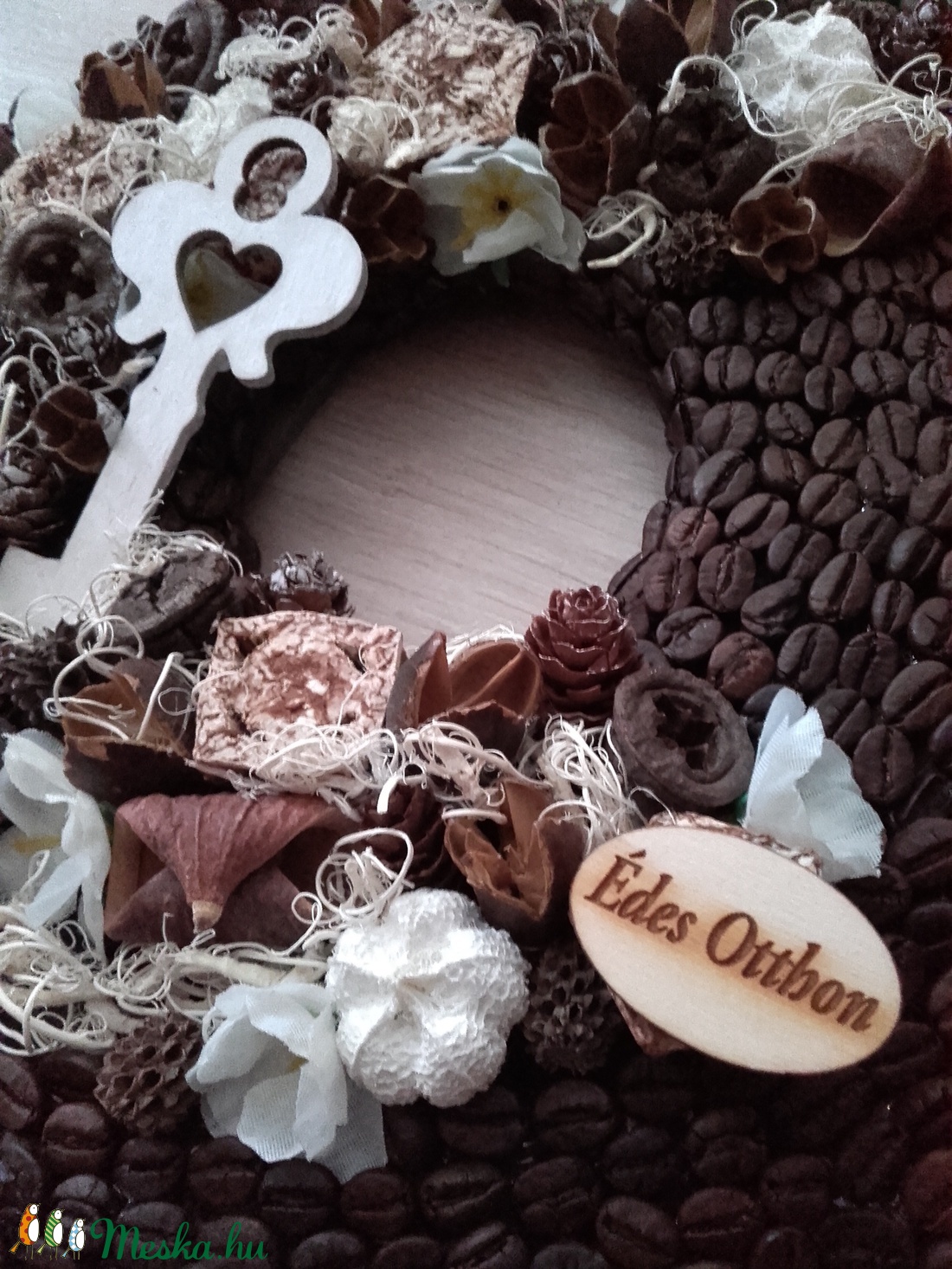 KÁVÉ SZÜNET  falidísz, dekoráció, kopogtató -  - Meska.hu