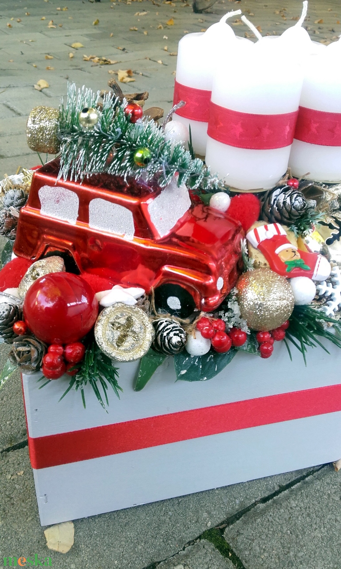 CLASSIC CHRISTMAS autós-karácsonyi asztaldsz, adventi asztaldísz, koszorú, doboz, box karácsonyi dekoráció - karácsony - karácsonyi lakásdekoráció - karácsonyi ajtódíszek - Meska.hu CLASSIC CHRISTMAS autós-karácsonyi asztaldsz, adventi asztaldísz, koszorú, doboz, box karácsonyi dekoráció - karácsony - karácsonyi lakásdekoráció - karácsonyi ajtódíszek - Meska.hu