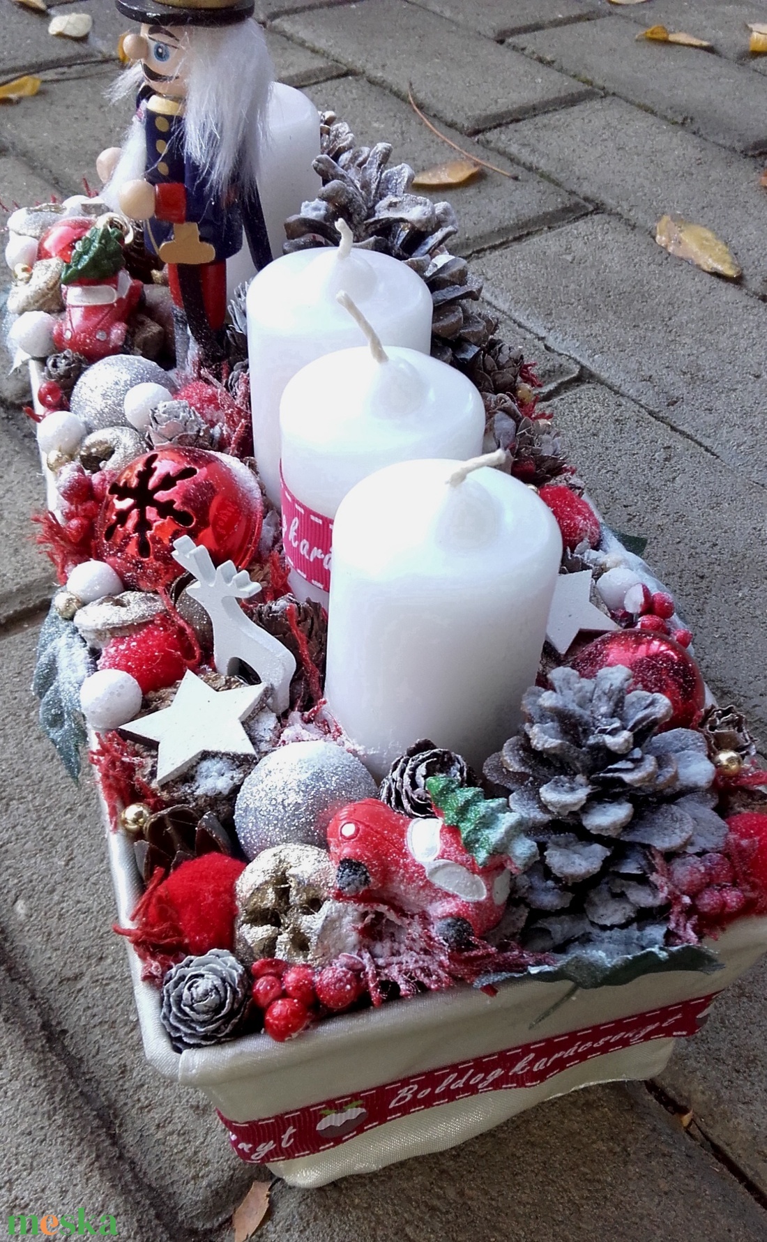DIÓTÖRŐ Karácsonyi asztaldsz, adventi asztaldísz, koszorú, doboz, box karácsonyi dekoráció - karácsony - karácsonyi lakásdekoráció - karácsonyi lakásdíszek - Meska.hu DIÓTÖRŐ Karácsonyi asztaldsz, adventi asztaldísz, koszorú, doboz, box karácsonyi dekoráció - karácsony - karácsonyi lakásdekoráció - karácsonyi lakásdíszek - Meska.hu